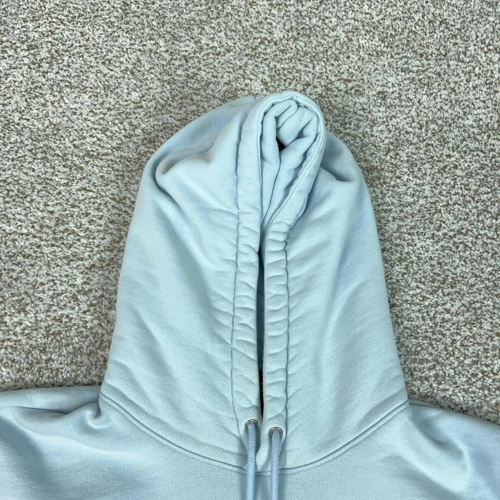 Jordan Hoodie Mens Large Blue Pullover Sweatshirt Air Jordan Logo Athletic Heavy